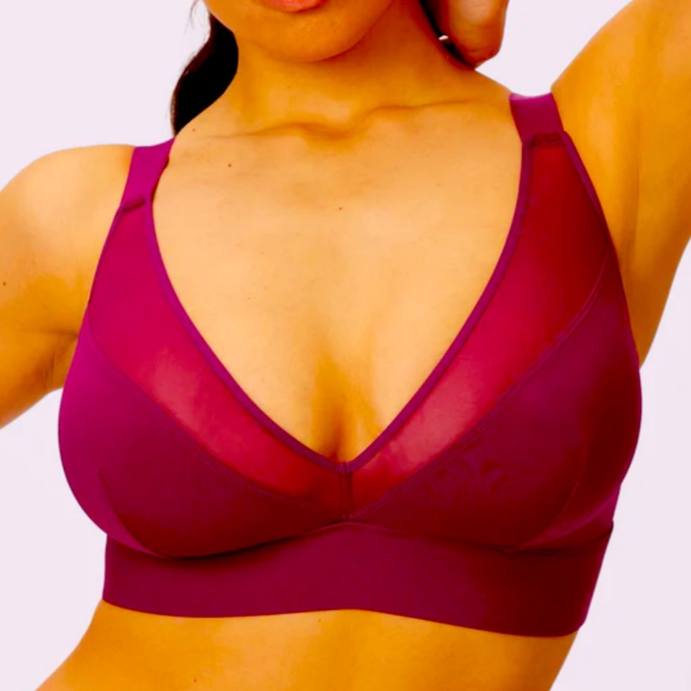 Elegant Women's Purple Bra